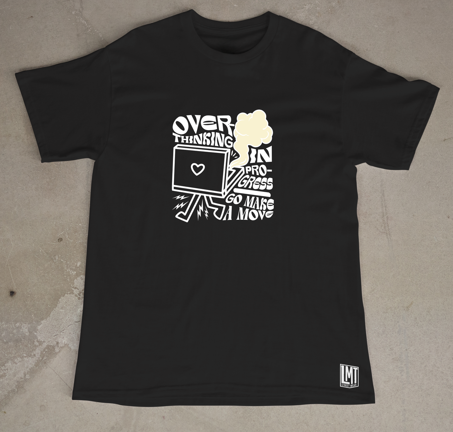 CAMISETA - OVERTHINK IN PROGRESS
